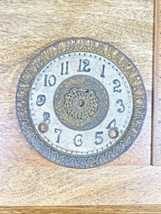 Old Unbranded Metal Clock Movement Dial Pan 5.68 Inch Diameter (KD032) - $18.99