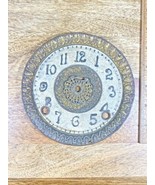 Old Unbranded Metal Clock Movement Dial Pan 5.68 Inch Diameter (KD032) - £14.84 GBP