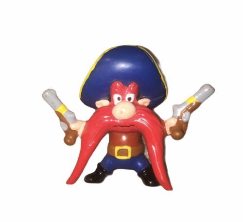 Vintage Yosemite Sam with Double Pistols PVC Figure 1990 Applause Looney... - $18.40