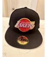 New Era 59Fifty Los Angeles Lakers Classic Logo Black/Burgundy Fitted Ha... - £19.41 GBP