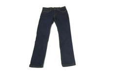 LEVIS STRAUSS 511 Rugged Mens Dark Denim Jeans Pants Size 31 X30 Skinny Straight - £14.58 GBP