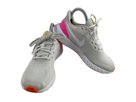 Nike Revolution 5 Womens Running Shoes Gray Pink 6.5M Athletic Training Sneakers - £25.72 GBP