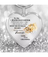 To My Grand Daughter Necklace  - $19.18 CAD