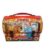 Vintage 1950s Bozo The Clown Metal Lunchbox Circus Theme Graphics &amp; Red ... - $37.39