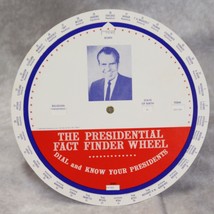 Richard Nixon Presidential Fact Finder Wheel Vintage Campaign Advertising 1968 - £17.72 GBP
