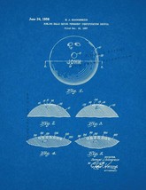 Bowling Ball Patent Print - Blueprint - $7.95+