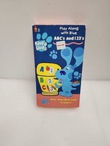 Blue’s Clues ABC’s and 123’s VHS 1999 Nickelodeon Nick Jr Orange Tape RA... - £7.73 GBP