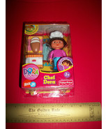 Dora The Explorer Poseable Figure Set Fisher Price Chef Cooking Pretend ... - $25.97 CAD