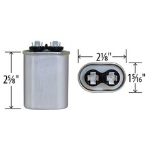 Mars 7.5 uF +/-6% 440V AC/B Oval Run Capacitor Replaces 325P755H44A25N4X - $658.54 MXN