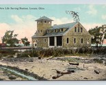 New Life Saving Station Lorain Ohio OH 1912 DB Postcard O1 - $9.85