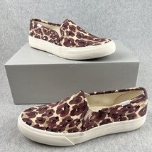 Keds Cheetah Womens Canvas Slip On Sneakers Size 6.5 Comfort Walking Cas... - $39.99