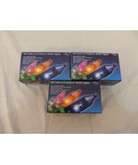 Lot of 3 NEW 100 Indoor/outdoor Mulit-Colored Bight Tidings Lights 29.5f... - €16,55 EUR