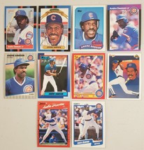 Andre Dawson Lot of 10(Ten) MLB Baseball 80&#39;s &amp; 90&#39;s Chicago Cubs,Red Sox - £9.83 GBP