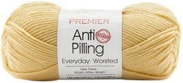 Premier Yarns Anti-Pilling Everyday Worsted Solid Yarn-Butter - £10.49 GBP