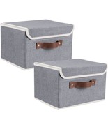 Lucky Monet Storage Bins Boxes With Lids 2 Pack Decorative Storage Boxes... - $31.99
