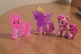 3 My Little Pony (2) 1.5&quot; Pinkie Pie (1) 2&quot; Twilight Sparkle MLP Figure Toy - £3.85 GBP