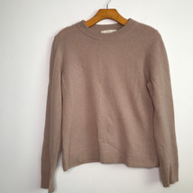 NAKED Cashmere Sweater L Pink Knit Long Sleeve Soft Crew Preppy Basics Pullover - £36.26 GBP