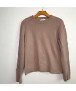 NAKED Cashmere Sweater L Pink Knit Long Sleeve Soft Crew Preppy Basics P... - £35.88 GBP