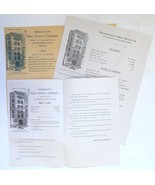 Massachusetts Real Estate Co Boston 1890 3 letters financial statements ... - £11.00 GBP