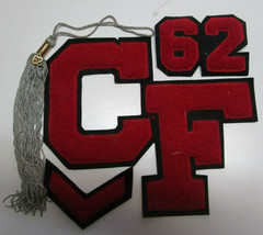 Varsity Lettermans Letters, Cedar Falls, Iowa High School  Class of 62 &amp; Tassle - £21.27 GBP