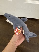 Ty Beanie Baby Crunch The Shark 10 Inch Plush Stuffed Animal Toy - $9.78