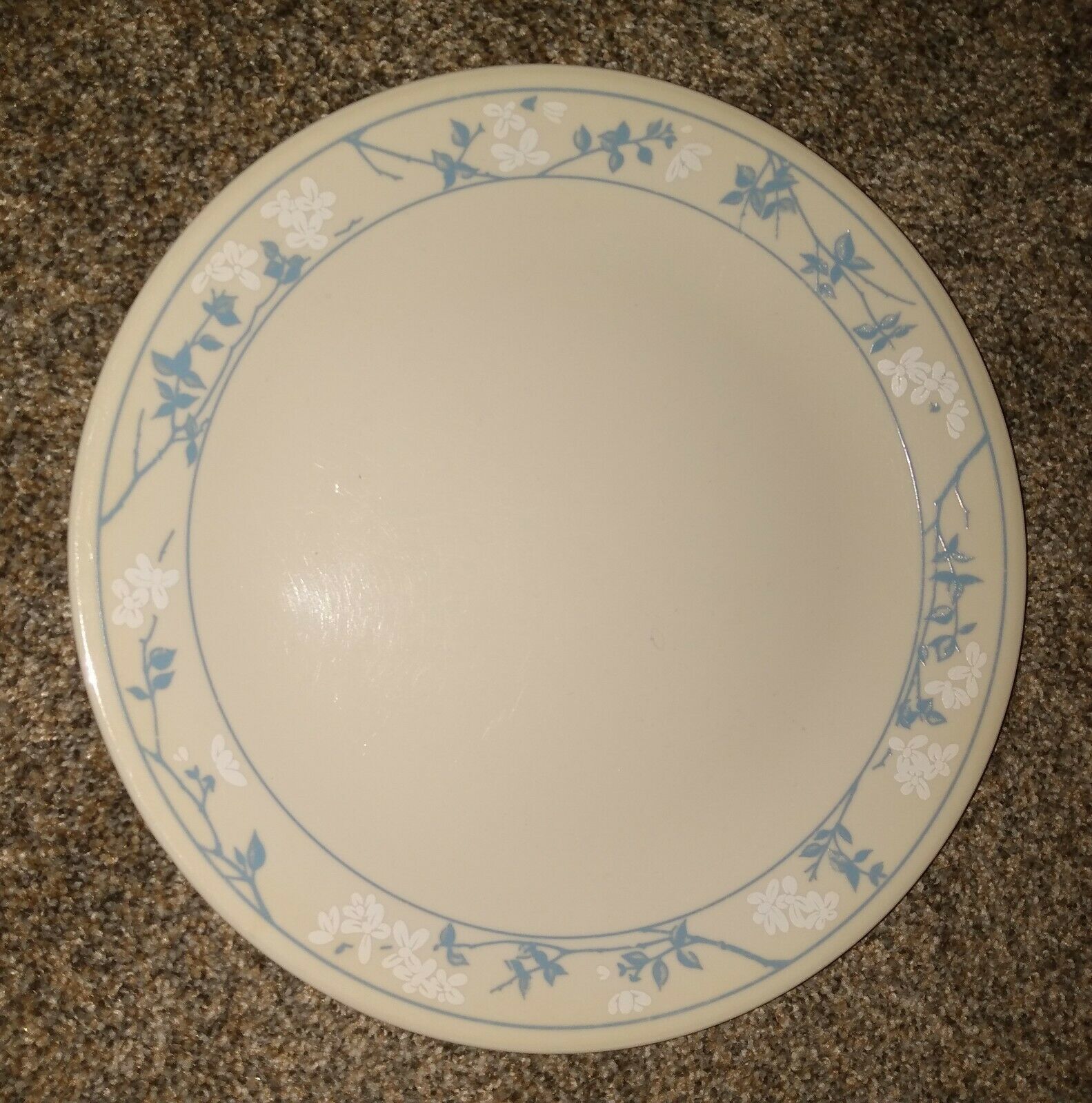 Corelle Corning First of Spring 10 1/4&quot; Dinner Plate Blue/White Floral Band - $6.00