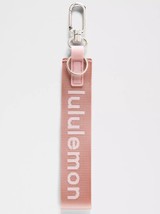 LULULEMON NEVER LOST KEYCHAIN~PINK HAZE/WHITE~NWT USPS SHIP - $62.95