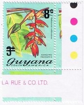 Stamps Guyana 8d Overprint On 3d Definitive MLH - $0.68