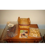 Longaberger 1999 Father&#39;s Day Tee Basket, Liner, Protector &amp; Tees - $34.99