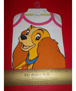 Disney Lady Tramp Baby Clothes 0M-6M Newborn Girl Bodysuit Cat Puppy Dog... - $19.47 CAD