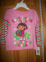 Dora The Explorer Baby Clothes 18M Infant Pink Shirt Nick Cute Thing Winter Top - £6.71 GBP