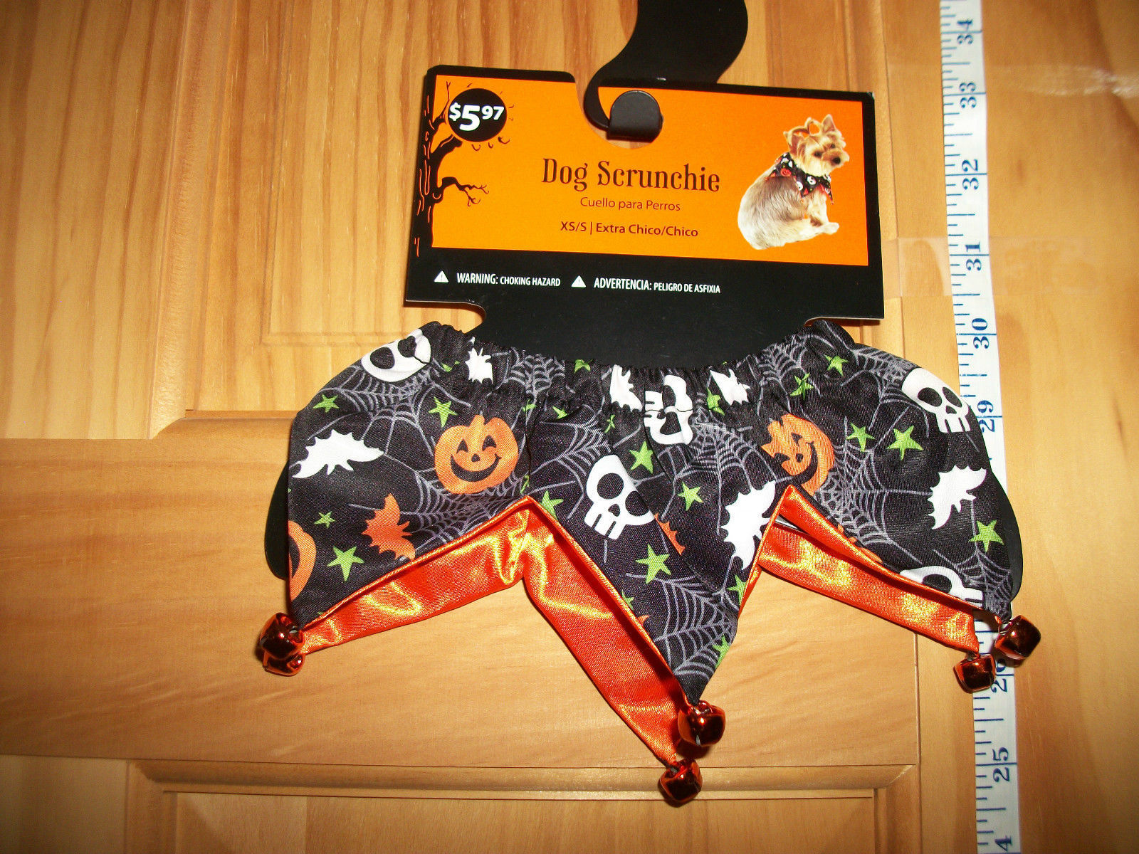 SimplyDog Pet Costume XS/S Halloween Party Neck Outfit  Dog Scrunchie Ne... - $5.69