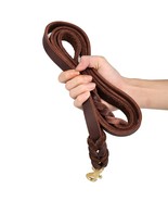 Genuine Leather Durable Dog Leash 7 Foot Long 1.2" W Dog Pack Of  10 Pieces - $208.88