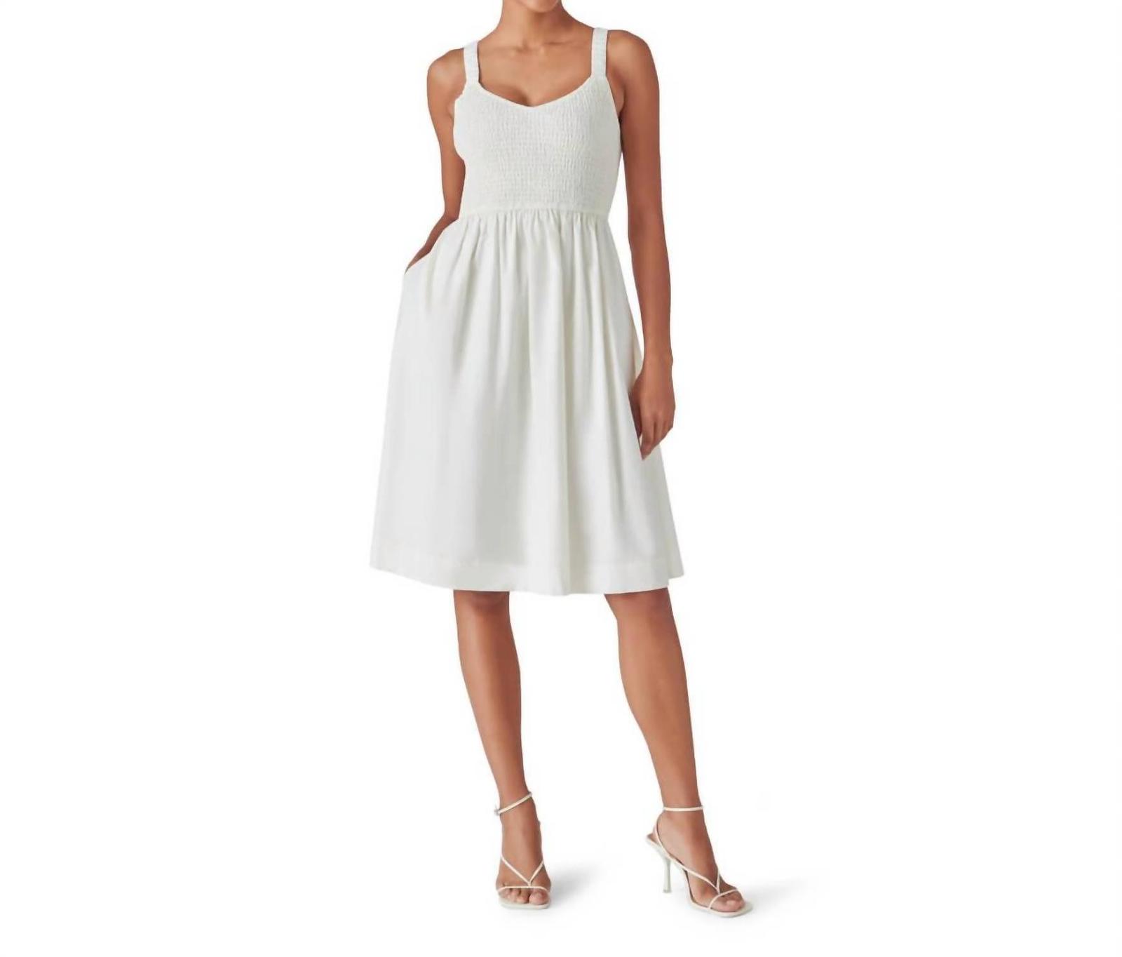 Steve Madden Fleur Smocked Scoop Neck Dress Size S - $67.32