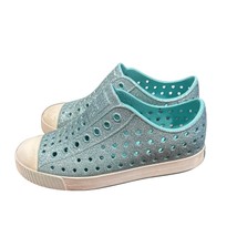 Native Jefferson Blue Glitter Shoes Kids Size 12 - $17.82
