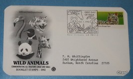 Wild Animals First Day Cover - $5.00
