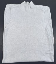 Rachel Zoe Mock Neck Sleeveless Shimmer Sweater Dress Size XS - £22.57 GBP