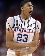 Anthony Davis Autographed 8x10 Rp Photo Kentucky Hornets  Draft # 1 - £11.18 GBP