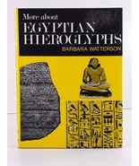 More About Egyptian Hieroglyphs by Barbara Watterson 1985 Hardcover  - £10.83 GBP