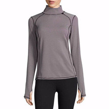 Xersion Women&#39;s Mock Neck Pull Over Long Sleeve Shirt Black X-LARGE Athl... - £21.70 GBP