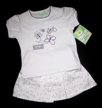 Girls 18 Months   Brooks &amp; Fitch Butterflies &amp; Violets  Blouse &amp; Skirted Panty   - £9.43 GBP