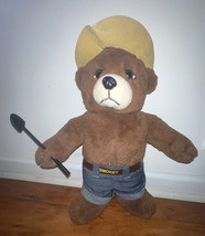 Kids Preferred 2005 Smokey The Bear Plush Stuffed Animal Shovel 15 Inch READ - $18.43