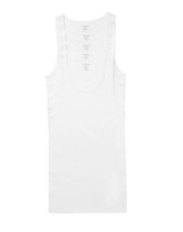 Calvin Klein Mens 100% Cotton Tank 5 Pack White Size 2XL - £19.52 GBP