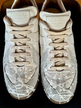 Maison Margiela Replica 22 Splatter Paint Sneakers 9.5 Womens Italy Shoes Box - £234.67 GBP
