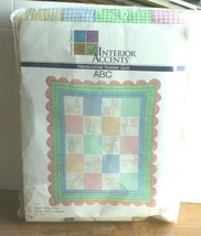 Interior Accents Handcraftted Quilt Toddler Cotton Blanket Patchwork 41&quot;X51&quot; - £25.13 GBP