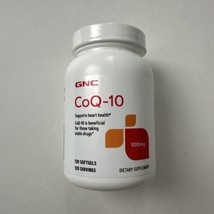 GNC CoQ-10 100mg, 120 Softgels, Sealed, Exp 02/2025 - £18.62 GBP