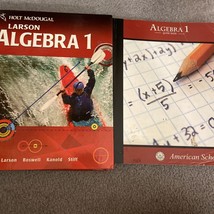 Algebra 1 Holt Mcdougal Larson Great For Homeschooling Curriculum 13 Chapters - £39.56 GBP