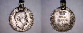 1910-R Italian Somaliland 1 Rupia World Silver Coin - Looped - $189.99