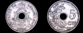 1928 Belgium 5 Centimes World Coin - £4.73 GBP