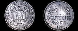 1950 J German 1 Mark World Coin -  Germany - £5.54 GBP